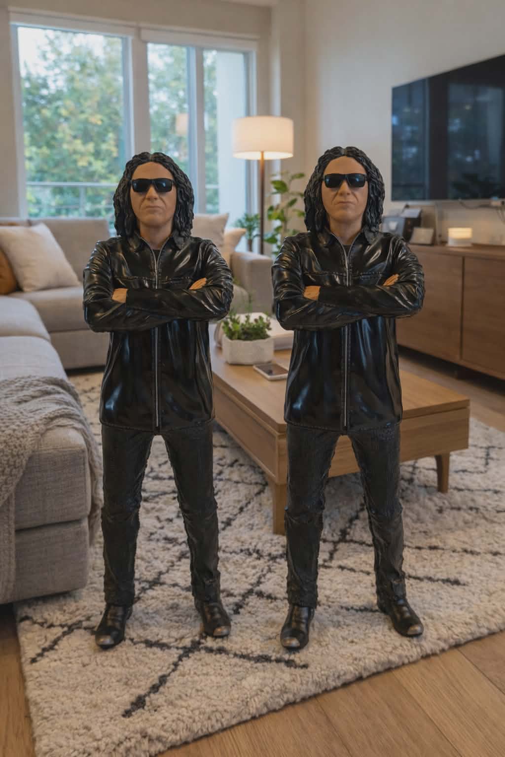 Gene Simmons Action Figure By Mezco LOT OF 2