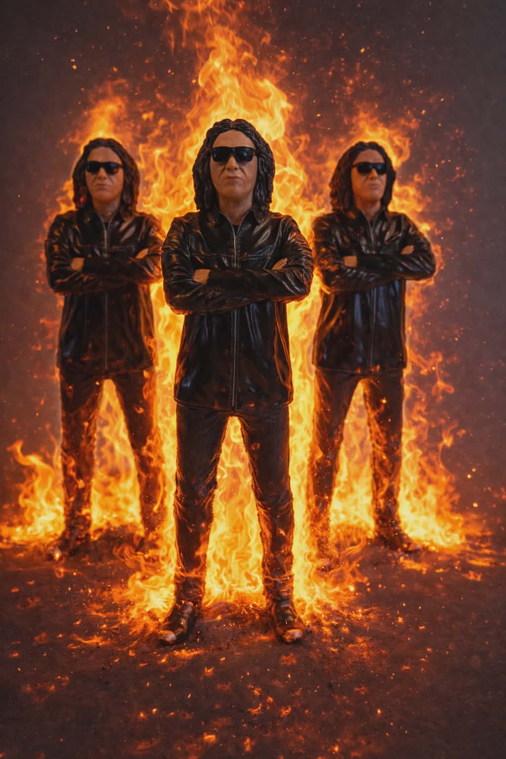 Gene Simmons Action Figure By Mezco Sealed case of 6