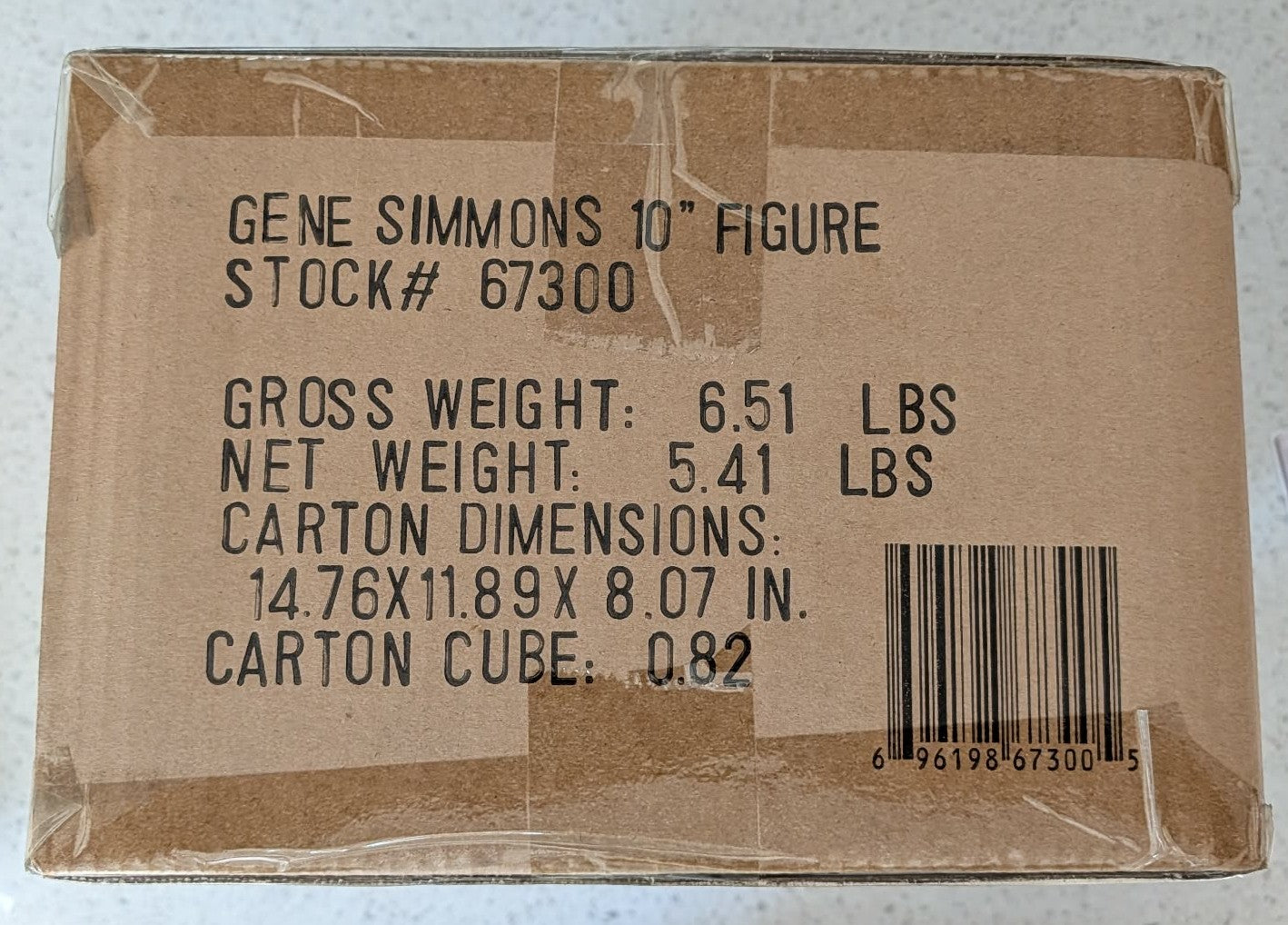 Gene Simmons Action Figure By Mezco Sealed case of 6